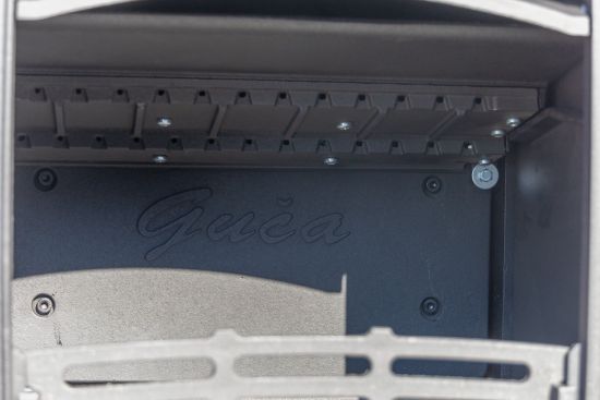 Kaminofen Gusseisen Herdplatte Kochfeld Ofen Antik Holz Guca Lava Holzofen Klein 12,5 kW Kamin Gusseisenofen Dauerbrandofen Werkstattofen Hüttenofen Heizofen