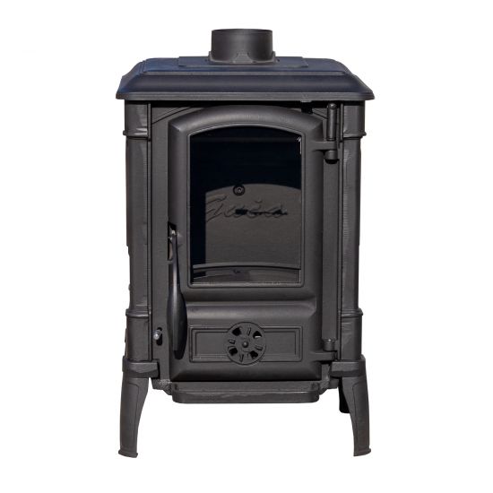 Kaminofen Gusseisen Ofen Antik Holz Guca Arina Holzofen Klein 6,5 kW Kamin Gusseisenofen Dauerbrandofen Werkstattofen Hüttenofen Heizofen