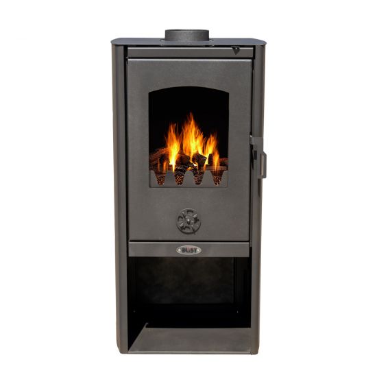 Preview: Kaminofen Holz Ofen Holzofen 6,4 kW Kamin Polar Dauerbrandofen Werkstattofen Schwedenofen Hüttenofen Heizofen