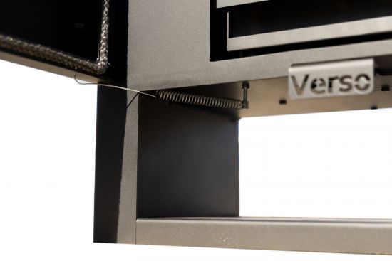 Kaminofen mit Backfach Verso F Holzofen 9 kW Kamin Ofen Holz Mehrfachbelegung Heizofen Holzofen