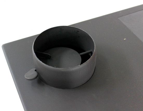 Gartenofen Küche Outdoor Ofen Holz Außenkamin Kaminofen mit Backfach und Herdplatte 93933 Kamin Garten 7,5 kW