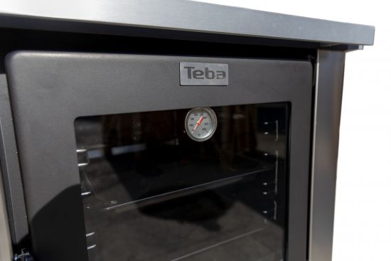 Kaminofen mit Backfach und Herdplatte Teba TKS 18 Rechts Mehrfachbelegung Holzofen 10 kW Kamin Ofen Holz Holzherd Küchenhexe Kochplatte Küchenofen