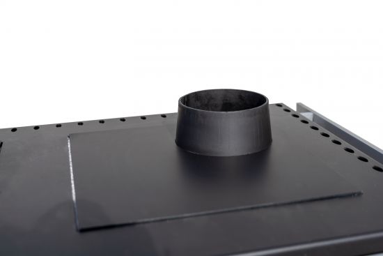 Kaminofen mit Backfach und Herdplatte Teba TKS 18 Rechts Mehrfachbelegung Holzofen 10 kW Kamin Ofen Holz Holzherd Küchenhexe Kochplatte Küchenofen