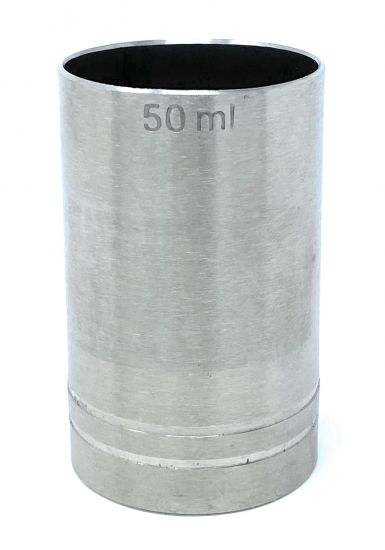 Preview: Messbecher Cocktail 50 ml Edelstahl Barmaß Jigger 5 cl Dosierer Alkohol Bar