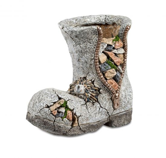 DanDiBo magnesia plant pot boot flower pot 32 cm weatherproof frostproof 715432 planter planter artificial stone garden garden decoration decorative figure garden decoration figure