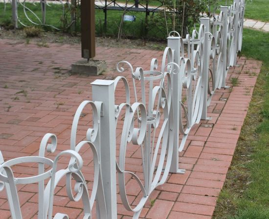 Aluminium posts garden fence 80 cm fence elements aluminium fence aluminium posts