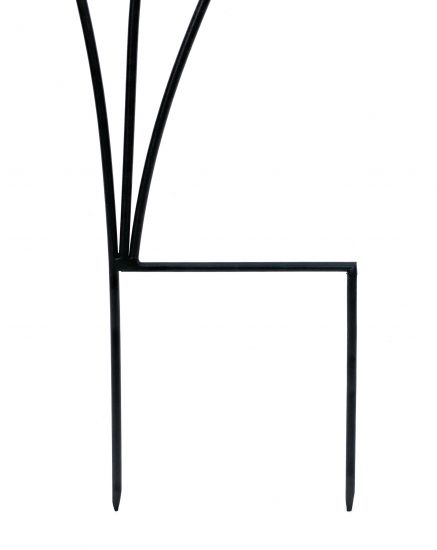 Preview: DanDiBo Design Rankhilfe Metall Rankgitter 140 cm Schwarz Frau Lora Kletterhilfe Bodenstecker Blumenhalter Ranksäule