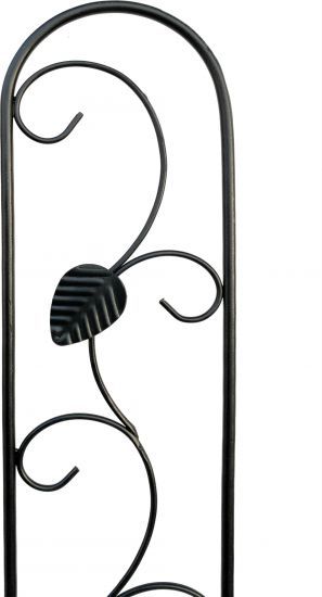 DanDiBo Rankhilfe Metall Rankgitter 140 cm Schwarz Rankstab Kletterhilfe Bodenstecker 96249 Blumenhalter Ranksäule