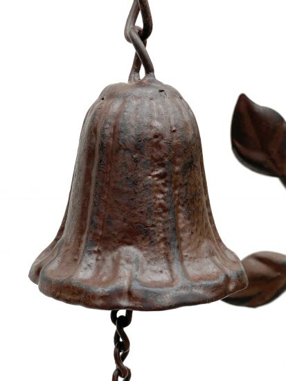 Preview: DanDiBo Rankhilfe Metall mit Glocke Rankgitter 170 cm 93994 Kletterhilfe Bodenstecker Blumenhalter Ranksäule