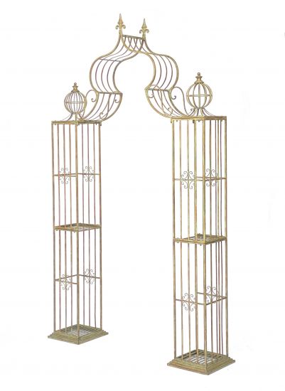 Preview: Rosenbogen Metall Kletterhilfe 93969 275x172 cm Gartenbogen Rankhilfe Rankgitter Torbogen