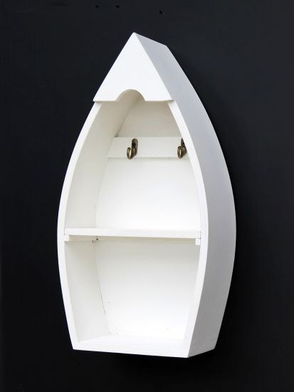 Key board with shelf Boot 93542-XL Key hook Wall shelf 38 cm Key strip Key box