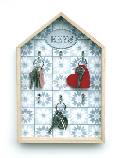 Schlüsselkasten Weiß Holz Keys 32594 Schlüsselbox Schlüsselschrank Landhaus Vintage Shabby Chic