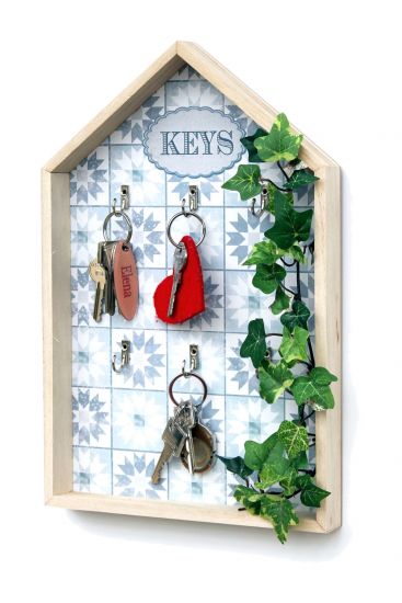 Schlüsselkasten Weiß Holz Keys 32594 Schlüsselbox Schlüsselschrank Landhaus Vintage Shabby Chic