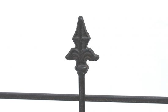 Steckzaun Perugia 20689 Rankhilfe Rankgitter aus Metall B-75cm Kletterhilfe Zaun