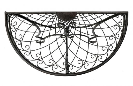 Preview: Table Half-round wall table 96000 Side table metal 80 cm Garden table Half-round table Wall console Console wall