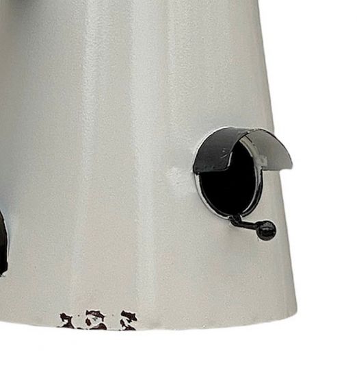 DanDiBo Vogelhaus zum Aufhängen Metall Deko Kaffeekanne wetterfest 521864 Nistkasten Teekanne Futterstation für Vögel Shabby mit Kette Metallkanne Kanne Balkon