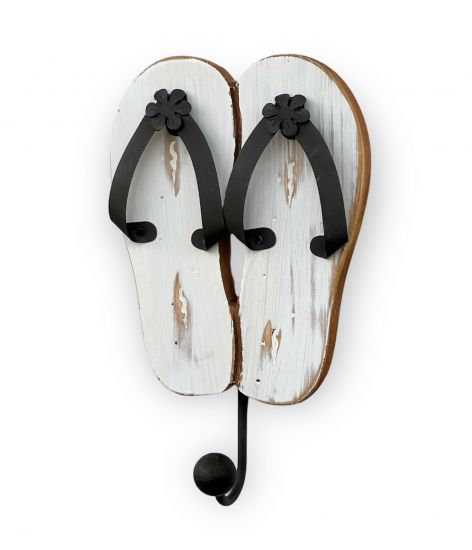 Wall coat rack sandals wood metal white towel rail MR82 coat hooks coat rack wall towel hooks vintage single