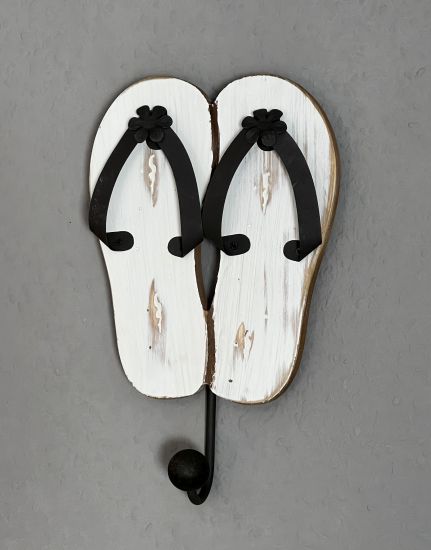 Wall coat rack sandals wood metal white towel rail MR82 coat hooks coat rack wall towel hooks vintage single