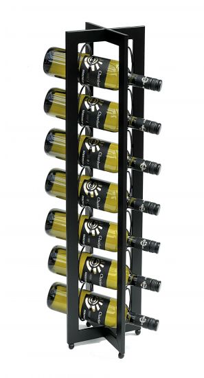 DanDiBo Design Weinregal Metall Schwarz Stehend 96323 X 80 cm Flaschenregal Flaschenständer Flaschenhalter Wein Regal