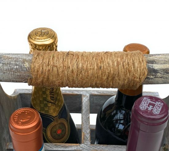 Preview: DanDiBo Weinträger 4 Flaschen Flaschenträger Holz 4 Takt 96034 Weinregal Flaschenkiste Flaschenkorb Weinflaschenträger