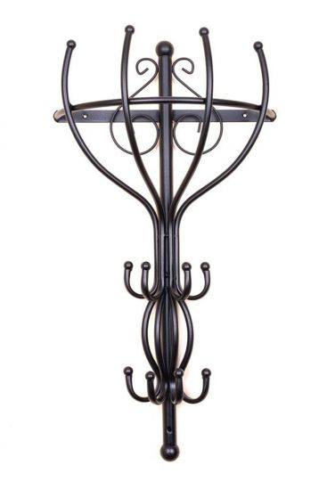 Coat rack Vienno Half-round 66 cm wall coat rack Coat hooks Hooks