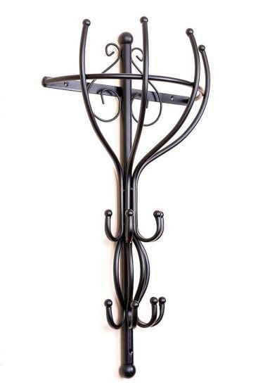 Coat rack Vienno Half-round 66 cm wall coat rack Coat hooks Hooks
