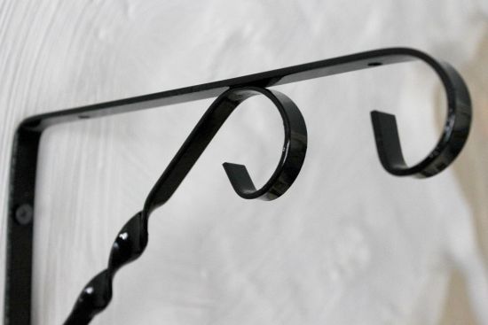 Preview: Wandwinkel Art.35 Regalträger aus Metall 19,5cm Wandhalter Regalhalter Winkel Wandkonsole