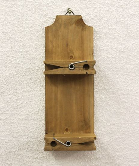 Preview: Wandregal 14B460 Setzkasten Wäscheklammer 39cm Wandkonsole Küchenregal Konsole