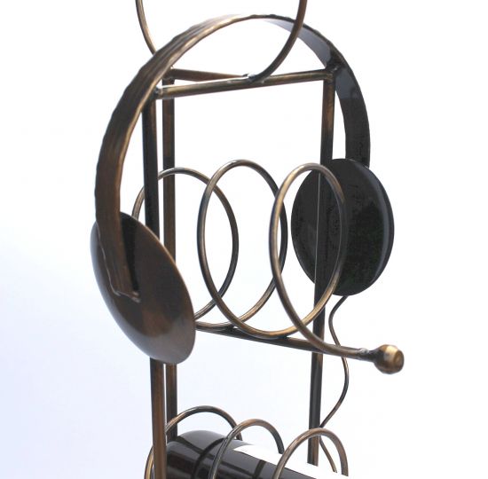 Preview: Weinregal 10-0045 Flaschenregal Flaschenhalter aus Metall 93cm Weinständer Regal