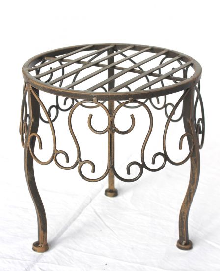 Preview: Blumenhocker 140129 M Blumenständer 30cm Pflanzenständer Hocker Beistelltisch Tisch