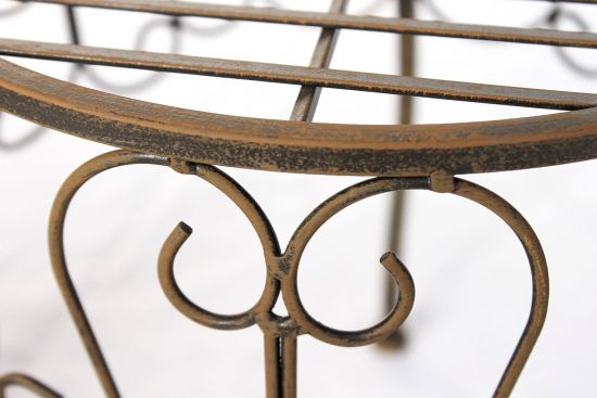 Preview: Blumenhocker 140129 M Blumenständer 30cm Pflanzenständer Hocker Beistelltisch Tisch