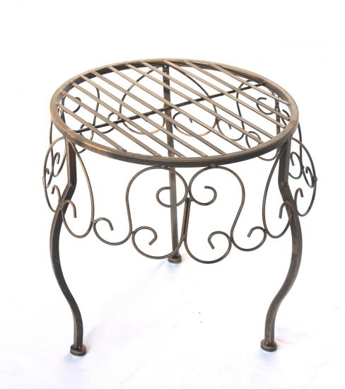 Preview: Blumenhocker 140129 XL Blumenständer 35cm Pflanzenständer Hocker Beistelltisch Tisch