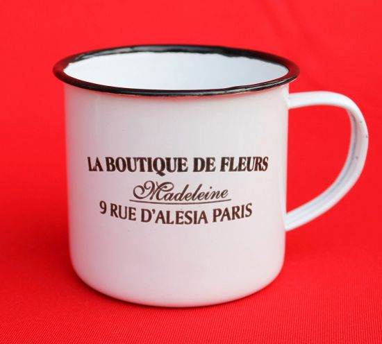 Enamel mug 51222 Paris 350 ml mug enamel coffee mug coffee cup tea cup