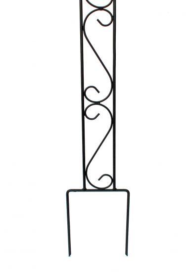 Preview: Rankhilfe Classic Rankgitter aus Metall 135cm Kletterhilfe Bodenstecker Stecker