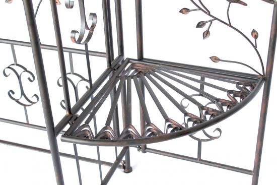 DanDiBo rose arch with door metal 18602 archway garden gate iron climbing aid trellis arched gate