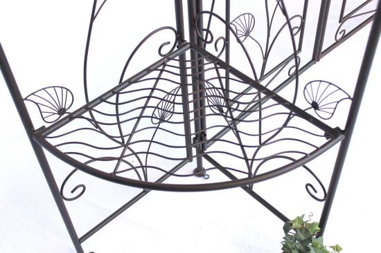 DanDiBo rose arch with metal gate 101759 garden gate 236x186 cm wrought iron trellis