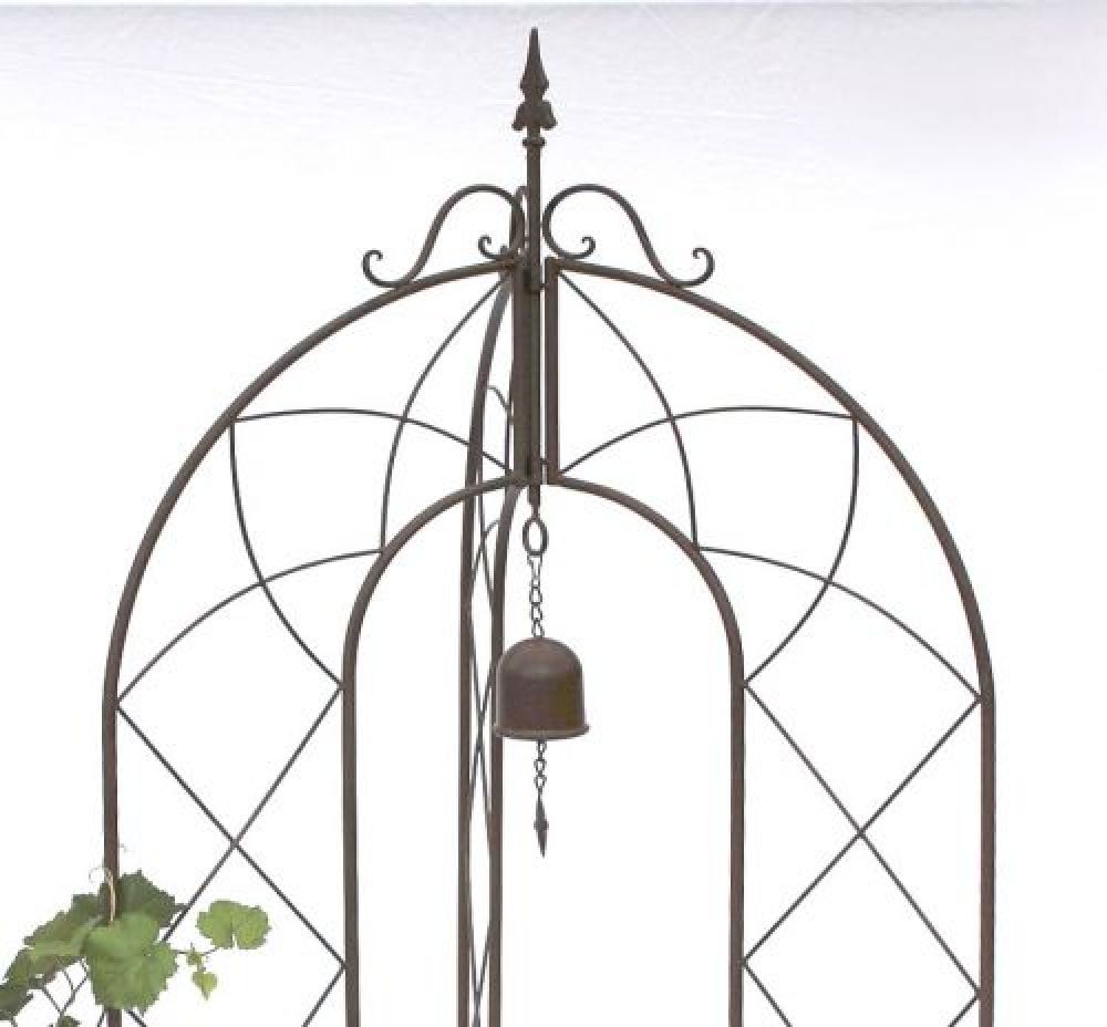 Rankhilfe mit Glocke 120264 faltbar Rankgitter H-172cm D-70cm Kletterhilfe Zaun