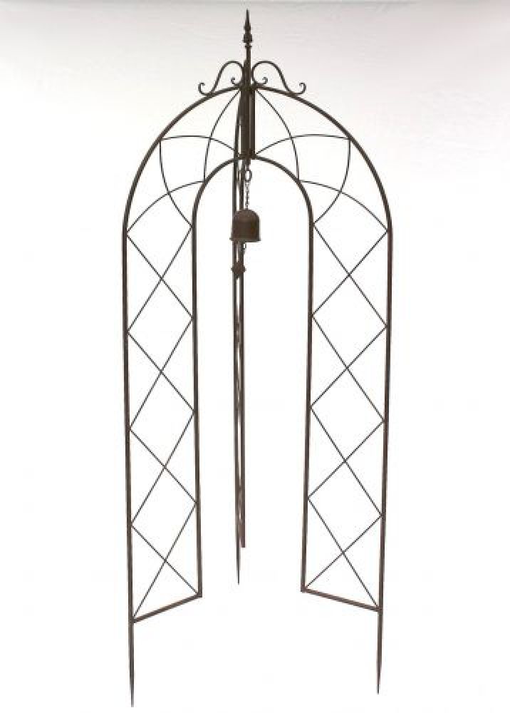 Rankhilfe mit Glocke 120264 faltbar Rankgitter H-172cm D-70cm Kletterhilfe Zaun