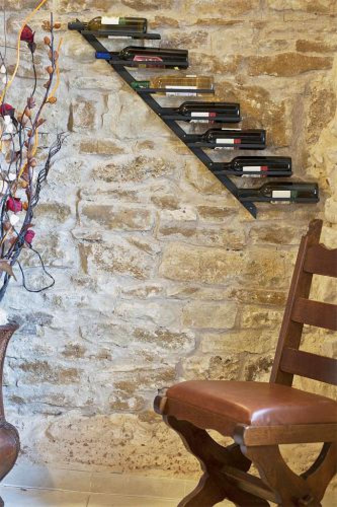 Wine rack DIAGON 100cm Made of metall 21215 Bottle holder Bottle stand Shelf