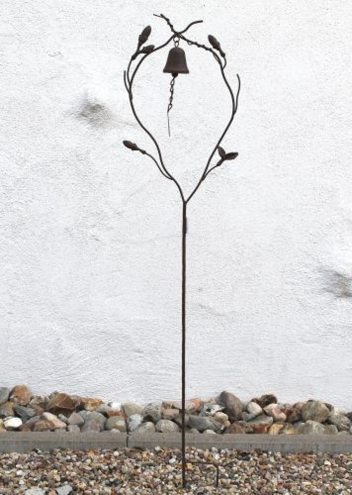 Climbing aid with bell JD2-12020 Metal trellis H-130 cm W-28 cm Climbing aid