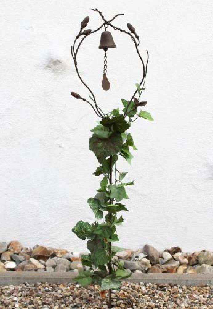 Climbing aid with bell JD2-12020 Metal trellis H-130 cm W-28 cm Climbing aid