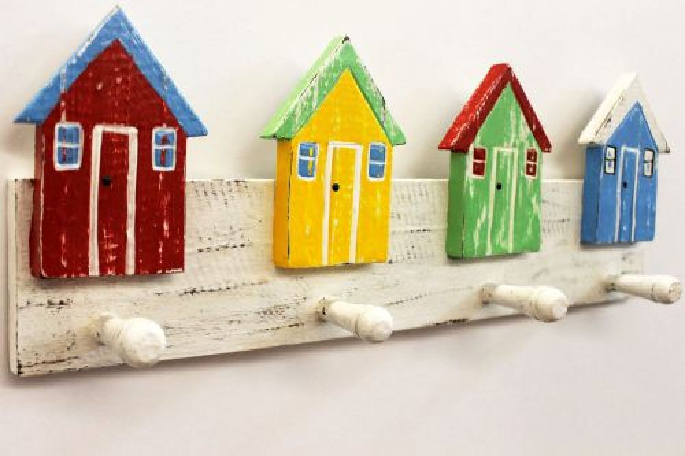 Garderobe Häuschen 2606 Wandgarderobe 46cm Kleiderhaken Handtuchhaken Haken