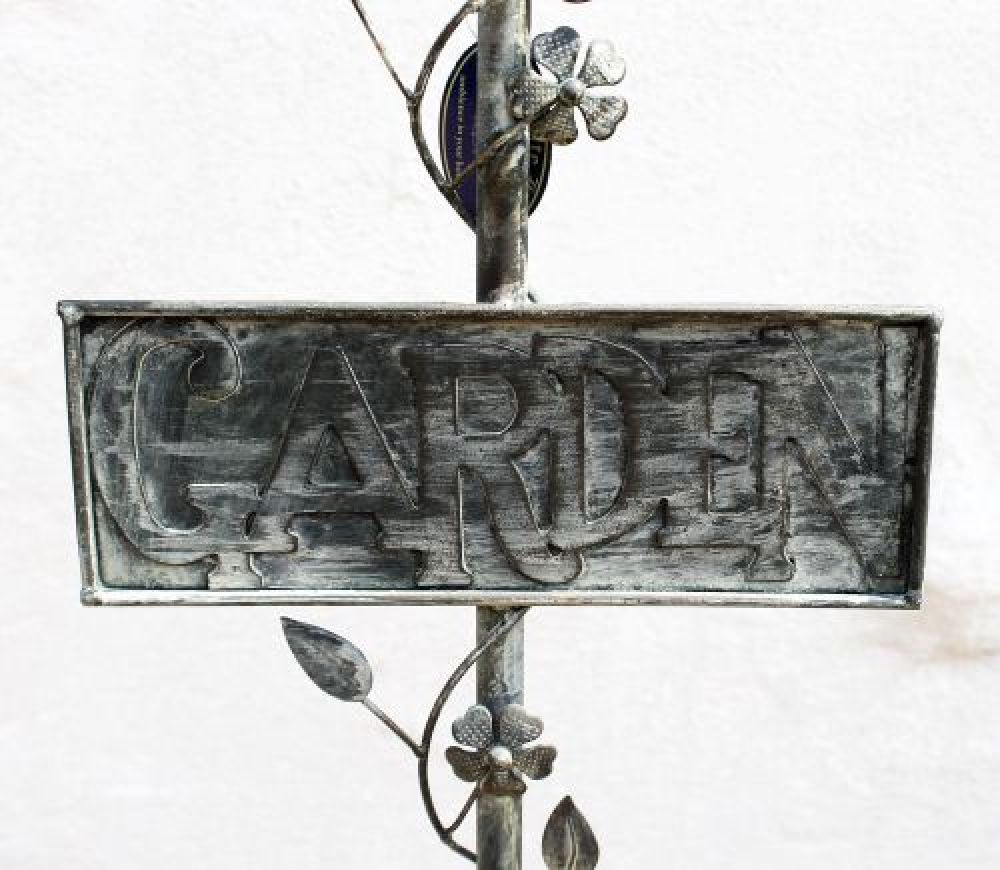 Rankhilfe Gabel Garten 92110 Rankgitter aus Metall H-130cm B-28cm Kletterhilfe