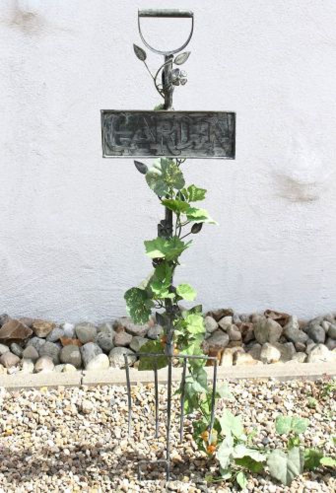 Rankhilfe Gabel Garten 92110 Rankgitter aus Metall H-130cm B-28cm Kletterhilfe