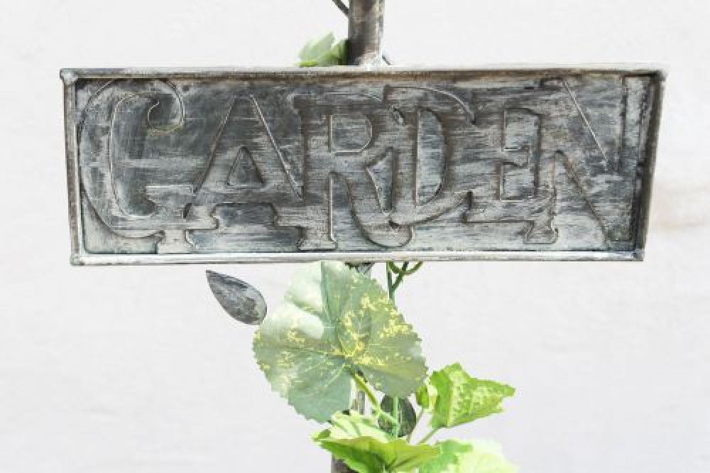 Rankhilfe Gabel Garten 92110 Rankgitter aus Metall H-130cm B-28cm Kletterhilfe