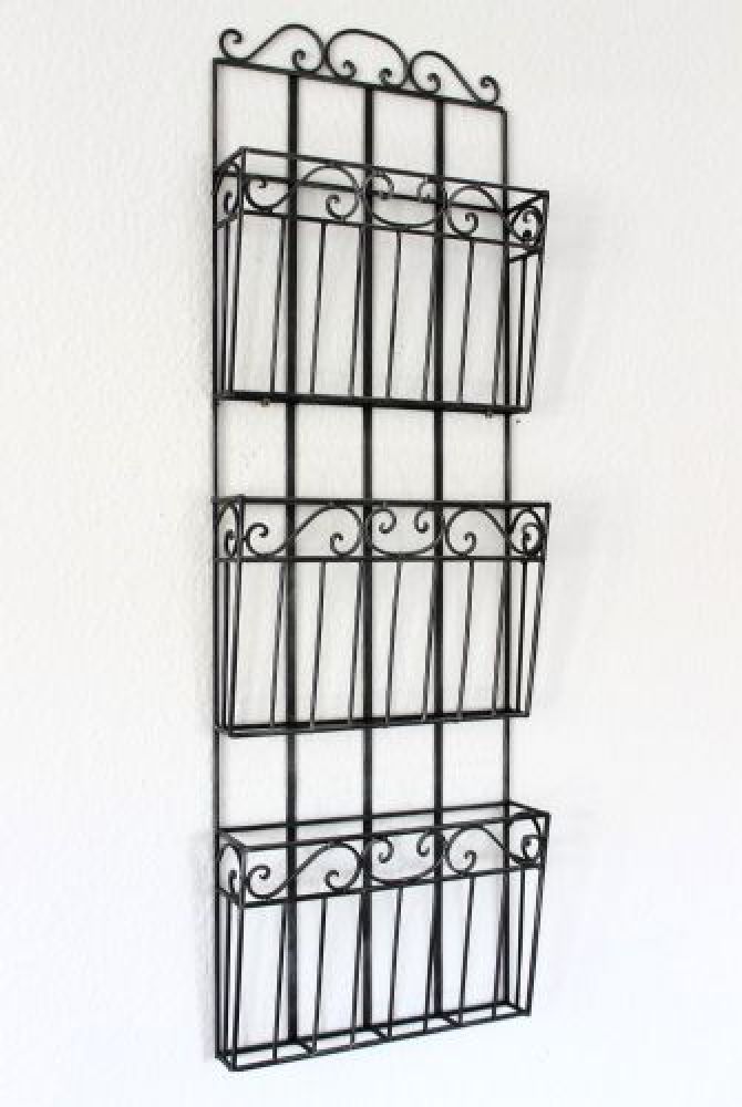 Shelf news rack 09911 Magazine holder 101cm Kitchen shelf News paper stand