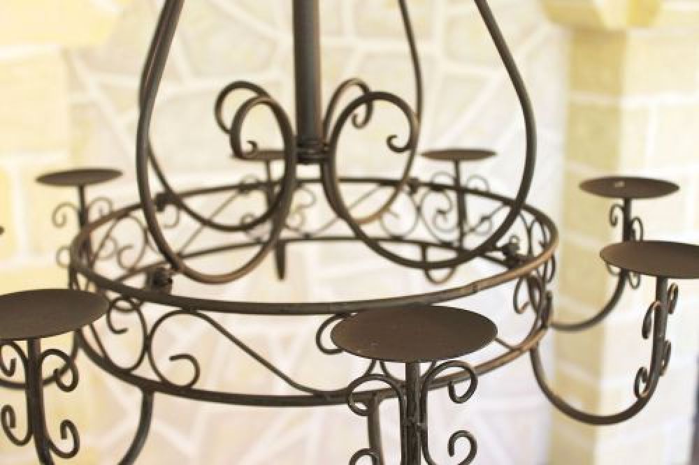Chandelier 101318 Candle holder D-60cm Sconce Hanging candelabra made from metal