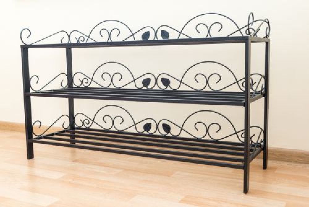 Schuhregal Mi-3 Regal 92cm Schuhschrank 21235 Schuhablage Metall Schmiedeeisen