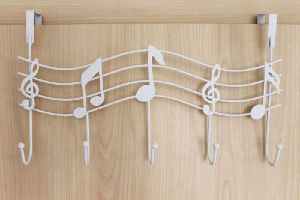 Door coat rack 131019 Door hook 42 cm Coat rack Coat hook Hook Hook rail / Colour: White