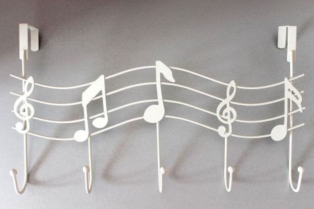 Door coat rack 131019 Door hook 42 cm Coat rack Coat hook Hook Hook rail / Colour: White